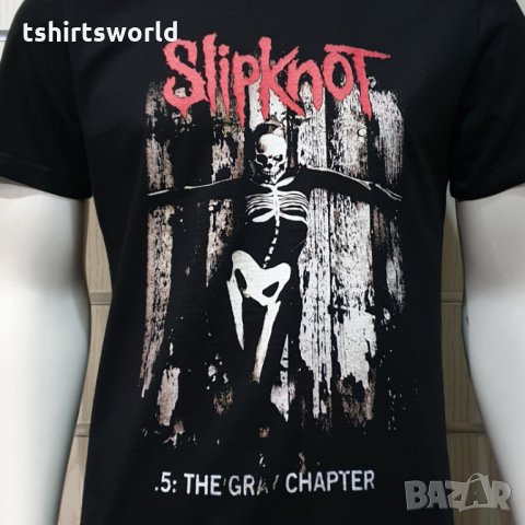 Нова мъжка тениска с дигитален печат на музикалната група SLIPKNOT - The Gray Chapter, снимка 6 - Тениски - 35347840