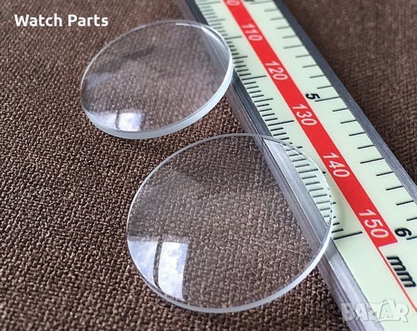 Минерално стъкло за часовник с един купол с дебелина 1,5 мм /2,0 мм от 30 мм до 39,5 мм диаметър