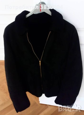 Кожено яке, Salvatore Ferragamo, IT 46, черно, снимка 10 - Якета - 42195480