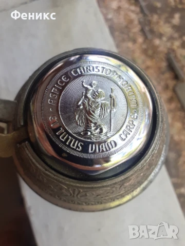 Стара немска халба за бира със звънец, снимка 6 - Антикварни и старинни предмети - 51357856