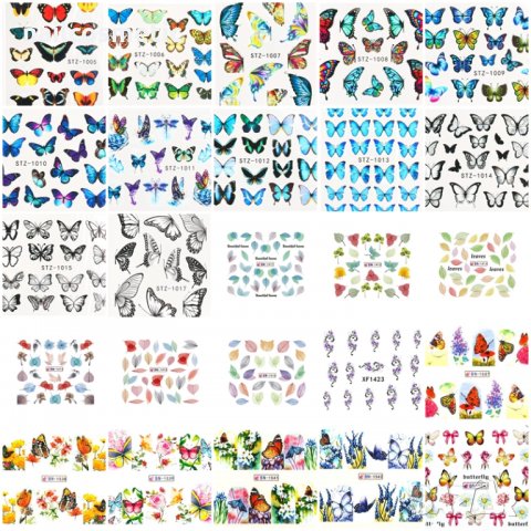 Водни стикери за маникюр, снимка 13 - Продукти за маникюр - 19002069