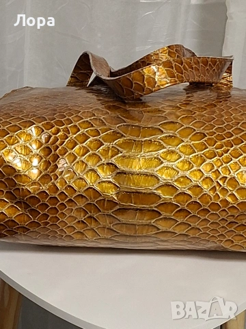 Дамска чанта естествена кожа , снимка 5 - Чанти - 53009627