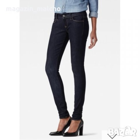 ДАМСКИ ДЪНКИ - G-STAR RAW 3301 DECONSTRUCT LOW SUPER SKINNY; размери: W25, W28, W30, W31, W33 и W34