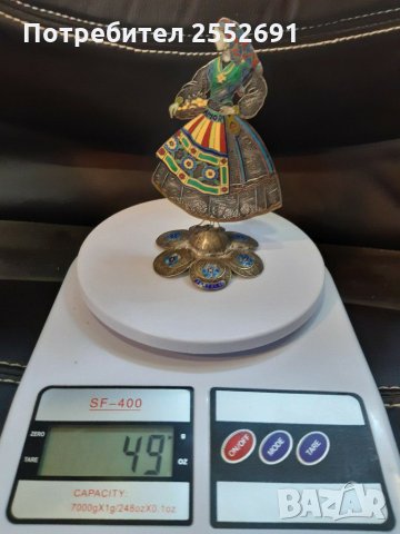 Сребърна фигура , снимка 11 - Антикварни и старинни предмети - 31420351