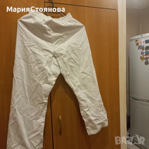 кимоно за карате и боини спортове с бял и жълт колан , снимка 3 - Спортна екипировка - 47968631