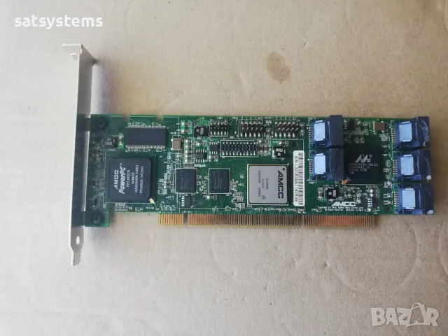 3ware AMCC 9550SXU-8LP 8-Port SATA II PCI-X RAID Controller Card, снимка 1 - Други - 48098258