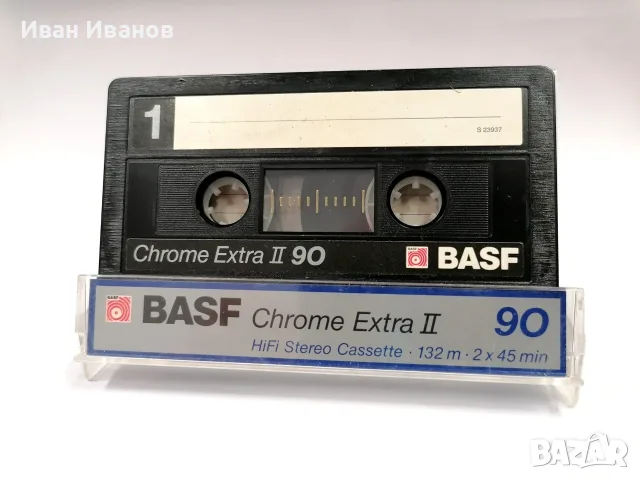Нов внос BASF Chrome Extra II 60 и 90 минутни аудиокасети; налични 120 бр. 