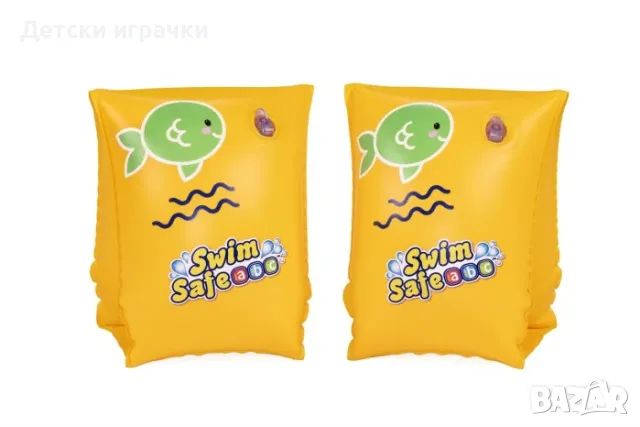 Детски надуваеми раменки Bestway Swim Safe S/M, 25 х 15 см, 3-6 г.  , снимка 4 - Надуваеми играчки - 49927821