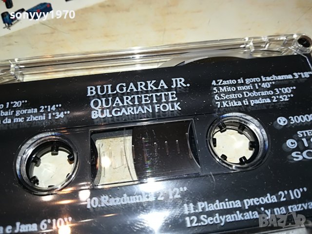 BULGARKA JR.QUARTETTE-КАСЕТА 1209221752, снимка 9 - Аудио касети - 37980918