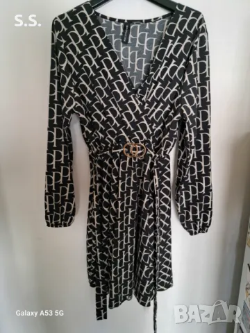 Дамска рокля в черно и бяло  , снимка 1