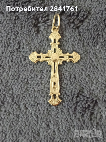 Златно кръстче 14К, снимка 3 - Колиета, медальони, синджири - 44683160