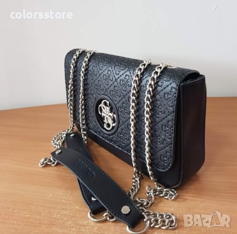 Черна чанта Guess код DS201, снимка 4 - Чанти - 36700354