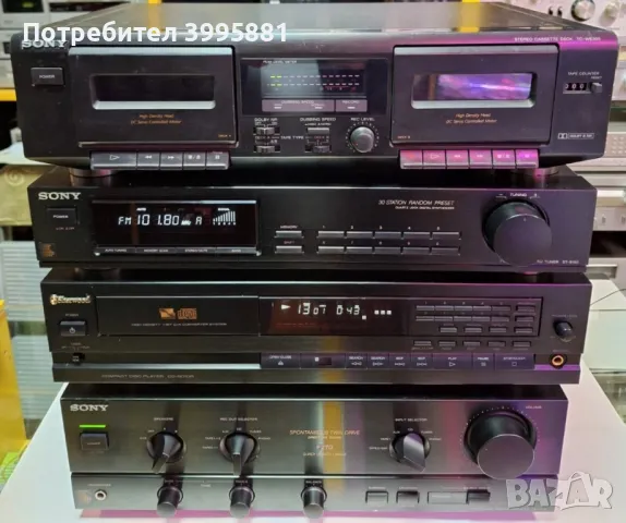 Двукасетъчен дек SONY, mod. TC-WE305

