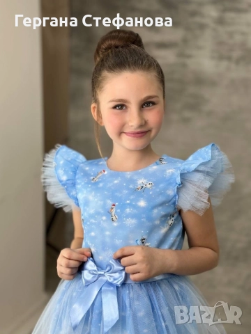 Рокля Елза и Ана 98-128см, снимка 2 - Детски рокли и поли - 52733303