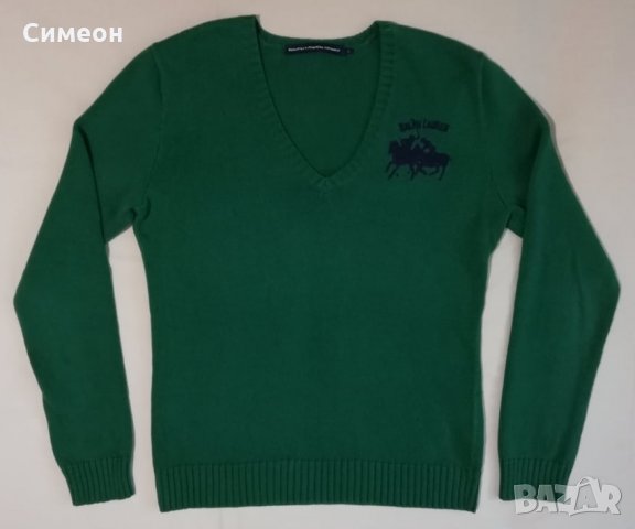 POLO Ralph Lauren оригинален пуловер L памучен топъл пуловер блуза