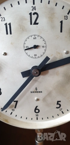 Електромеханичен стенен часовник  Siemens с махало , снимка 11 - Антикварни и старинни предмети - 54217276