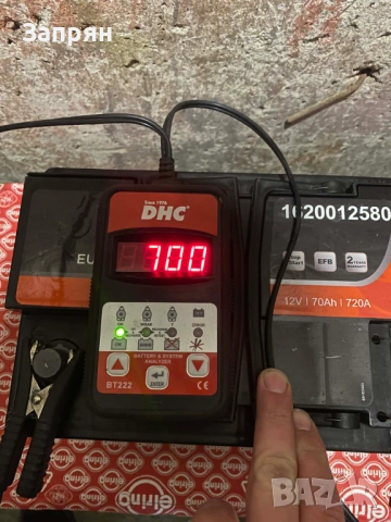 Aкумулатор EFB 70 ам/ч 720 А усилен стартов ток, снимка 2 - Аксесоари и консумативи - 54361071