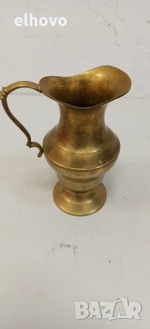 Старинна месингова кана, снимка 2 - Антикварни и старинни предмети - 31845862