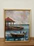 маслена картина на морска тематика, снимка 1