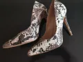 Змийски обувки на ток , снимка 5