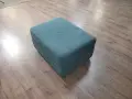 Синя табуретка от плат с фунция ракла, снимка 4