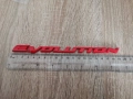 червен надпис Mitsubishi Evolution, снимка 2