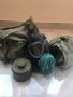 Стари военни предмети-противогаз, сумка/чанта/,манерка, снимка 1 - Колекции - 31734602