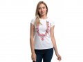 Нова дамска бяла тениска с трансферен печат Шевица, Етно мотив, България, снимка 10