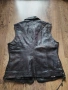 harkila leather vest - дамски кожен елек ЕСТЕСТВЕНА КОЖА 42/Л, снимка 9