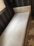 Легло с кожена табла,матрак и подматрачна рамка.Размер 90/200 см., снимка 1 - Мебели за детската стая - 42483110
