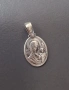 Сребърен медальон Богородица с младенеца, снимка 1