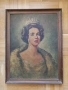 Портрет оригинал на белгийската кралица Фабиола, снимка 3