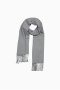 Стилен мъжки шал в сиво, снимка 1 - Шалове - 40341568