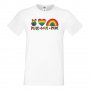 Мъжка тениска Peace Love Pride 1 multicolor Прайд,Празник.Повод,Изненада, снимка 12