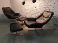 Чифт кожени реклайнери Roma от Kebe, снимка 7