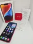 iPhone 14 Red 128GB 76% Кутия+Документи +2бр.кейсове, снимка 1