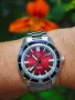 Zelos Swordfish 40mm SS 'Crimson Red', снимка 1
