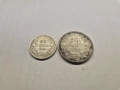 Стари български сребърни монети 20 лева и 50 лева 1930 г., снимка 1
