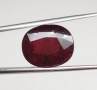 Класен тъмно червен естествен рубин с рядък 5.24кт.! Сертифициран! Нов!, снимка 7
