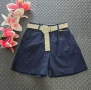 Дамски Памучни Еластични Къси Панталони С Колан - 4 Налични Цвята Код VL-102, снимка 2