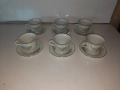 Ретро Български порцеланов сервиз за кафе, снимка 2