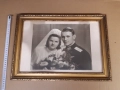 Стари снимки с красиви рамки ЦАРСКИ ОФИЦЕР - 2 броя . Снимка, снимка 2