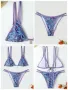 Нов дамски секси бански костюм с презрамки с флорален принт Пейсли, 6цвята , снимка 5