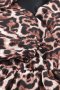 Дамска рокля с леопардов десен и асиметрична кройка, снимка 12