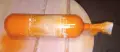 Продавам - 1 брой малка метална бутилка - 2,3L - 3,55кг tara - 250 BAR - атмосфери работно налягане, снимка 3