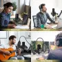 Комплект USB микрофон за поточно предаване YouTube запис подкаст 192kHz/24, снимка 5