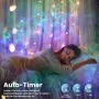 LED нощна лампа, LED звездно небе, лампа за проектор Galaxy, въртяща се на 360°, снимка 3