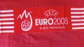Официален плетен фен шал UEFA Euro 2008 Austria-Switzerland (Австрия-Швейцария) - със забележки, снимка 2