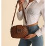 Елегантна дамска ежедневна чанта с три прегради 20х15х8 см., снимка 2