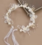 Булчинско венче, украса за глава за шаферка, моминско парти, снимка 3